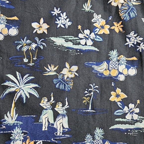 Ron Jon Surf Shop Short Sleeve Button Down Medium Hawaiian theme - Picture 3 of 7